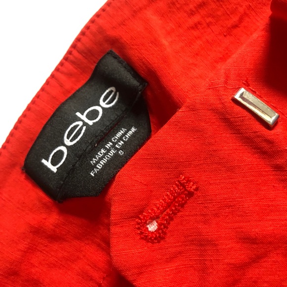 bebe Pants - Bebe Straight Leg Pants